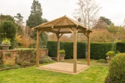 Forest Garden Venetian Pavillion With Decking - Home Delivery