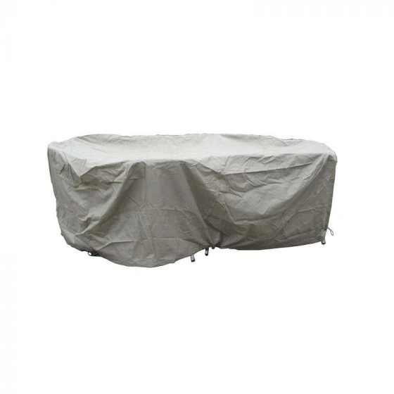 Bramblecrest Bramblecrest Cover 204x95cm Rectangle Table Set - Khaki 2 Bramblecrest Bramblecrest Cover 204x95cm Rectangle Table Set - Khaki - Image 2