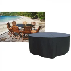 Worth Gardening 8 Seater Round Furniture Set Cover -Verdant Living 325021 8 seater rnd furniture cover2