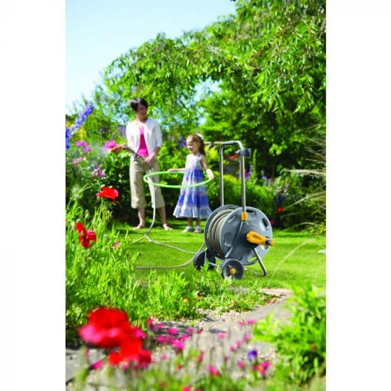 Hozelock 60m Assembled Hose Cart With 50m Hose 2 Hozelock 60m Assembled Hose Cart With 50m Hose - Image 2