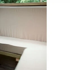 Forest Garden 3.6m Hexagonal Wooden Garden Gazebo With Timber Roof – Furnished (Cream) - Home Delivery & Installation -Verdant Living 3 42