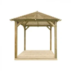 Forest Garden Venetian Pavillion With Decking - Home Delivery -Verdant Living 3 46