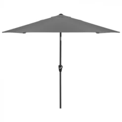 Sturdi 2.5M Alu Round Parasol Grey