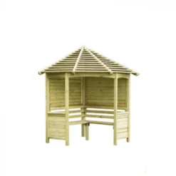 Forest Garden Venetian Corner Arbour -Verdant Living arbour 2