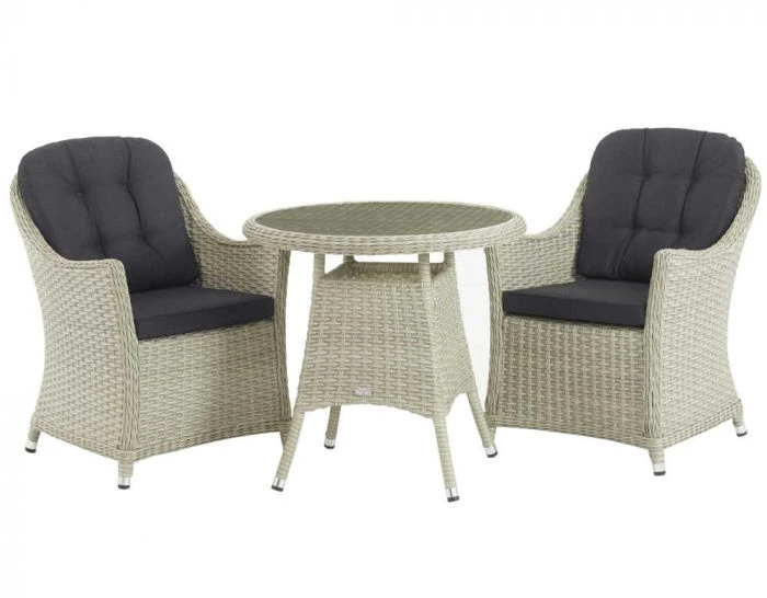 Bramblecrest Chatsworth 80cm Bistro Set 3 Bramblecrest Chatsworth 80cm Bistro Set - Image 3
