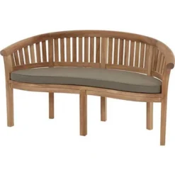 Bramblecrest Bench Cushion Banana Bench - Taupe