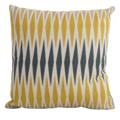 Bramblecrest Scatter Cushion Square Harlequin Yellow