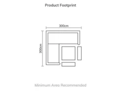 Bramblecrest Buckland Modular Sofa Set W Square Adj Table & 2 Benches 9 Bramblecrest Buckland Modular Sofa Set W Square Adj Table & 2 Benches -Verdant Living buckland square set footprint