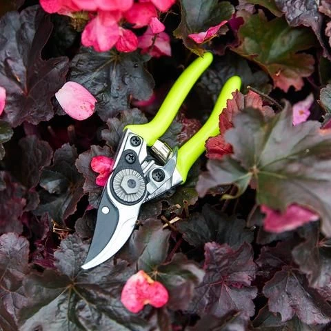 Burgon & Ball Fluores Pocket Pruner - Yellow 1 Burgon & Ball Fluores Pocket Pruner - Yellow