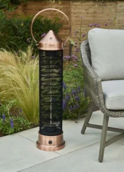 Copper Electric Heater Lantern 98cm - Kettler -Verdant Living copper electric heater lantern 98cm kettler