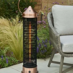 Copper Electric Heater Lantern 98cm - Kettler
