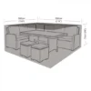 Large Square Casual Dining Set Cover - Worth Gardening