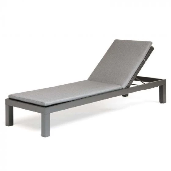 Kettler Elba Lounger W Cushion Grey 5 Kettler Elba Lounger W Cushion Grey - Image 5