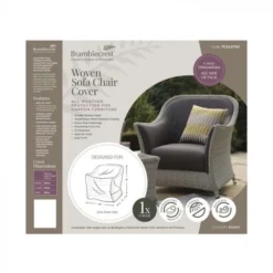 Bramblecrest Rattan Sofa Chair Cover - Chedworth/Monterey