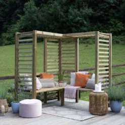 Forest Garden Firenze Corner Arbour -Verdant Living firenze 2