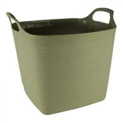 Town & Country Square Plastic FlexiTub Sage Green 40L