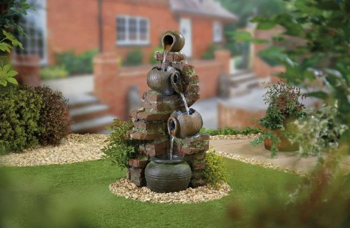 Kelkay Flowing Jugs Water Feature Including LEDs 2 Kelkay Flowing Jugs Water Feature Including LEDs - Image 2