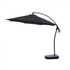 Bramblecrest Gloucester Grey Cantilever Parasol With Base And Cover -Verdant Living gloucester grey 2