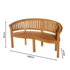 Broadway Banana Bench (8cm Scroll) -Verdant Living hbbn2 image5 1