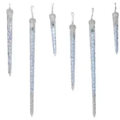 Kaemingk Icicle Light With 76 Cool White LEDs 2.5m