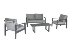 Kettler Larno 4 Seat Lounge Set W Coffee Table