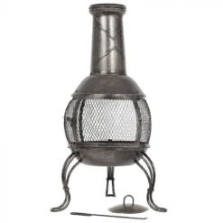 La Hacienda Leon Medium Chimenea -Verdant Living leon heater