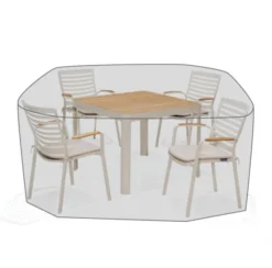 Lifestyle Gardens Cover 4 Seater Square 200x90cm Grey