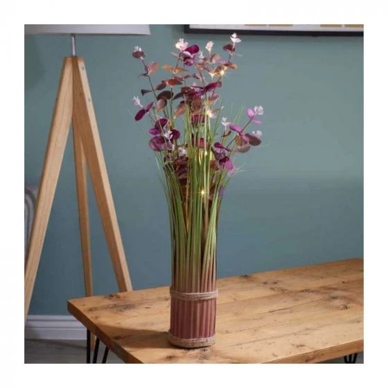 Smart Garden In-Lit Violet Eucalyptus Faux Bouquet 2 Smart Garden In-Lit Violet Eucalyptus Faux Bouquet - Image 2