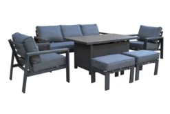 Livorno 3 Seat Lounge Set W160x90cm Static Table -Verdant Living livorno 3 seat lounge set 2