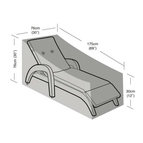 Garland Lounger Cover Black 1 Garland Lounger Cover Black