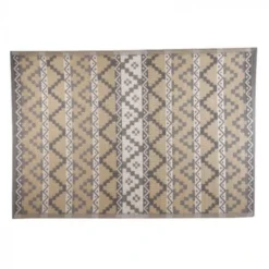 Alfresco Rug - Aztech Mocha/Slate 150 X 210cm - Smart Garden -Verdant Living mocha aztec pattern