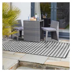 Alfresco Rug - Atlantis Onyx/Slate 150 X 210 Cm - Smart Garden