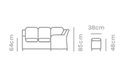 Kettler Palma Mini Casual Dining Set With Glass Table Whitewash -Verdant Living palma corner dimensions lh 2c 1