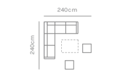 Kettler Palma Mini Casual Dining Set With Glass Table Whitewash -Verdant Living palma mini set dimensions 1 1
