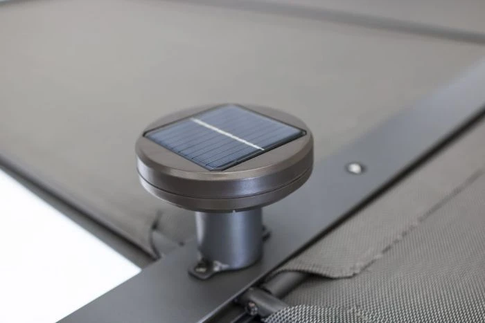 Kettler Deluxe Panasol® 3x3.5m Aluminium Grey W LED Solar Lights 3 Kettler Deluxe Panasol® 3x3.5m Aluminium Grey W LED Solar Lights - Image 3