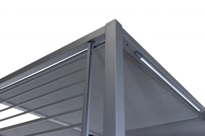 Kettler Deluxe Panasol® 3x3.5m Aluminium Grey W LED Solar Lights 4 Kettler Deluxe Panasol® 3x3.5m Aluminium Grey W LED Solar Lights - Image 4