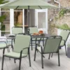 Kettler Siena 6 Seat Rectangular Set Sage Green
