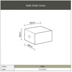 Bramblecrest Rattan Sofa Chair Cover - Chedworth/Monterey -Verdant Living sofa chair cover sizes