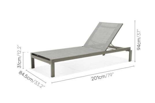 Lifestyle Gardens Solana Stacking Wheel Lounger 4 Lifestyle Gardens Solana Stacking Wheel Lounger - Image 4