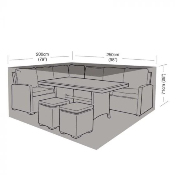 Small Casual Dining Set Cover - Worth Gardening 2 Small Casual Dining Set Cover - Worth Gardening - Image 2