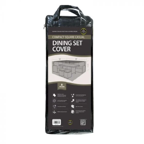 Compact Square Casual Dining Set Cover - Worth Gardening 1 Compact Square Casual Dining Set Cover - Worth Gardening