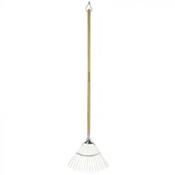 Kent & Stowe Stainless Steel Long Handled Lawn & Leaf Rake