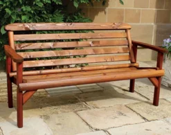 Woodshaw Thornton Rustic Bench 5ft