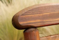 Woodshaw Thornton Rustic Bench 5ft -Verdant Living thornton rustic bench 5ft close up
