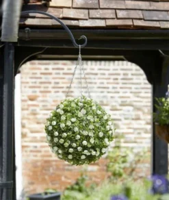 Topiary White Rose Ball