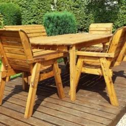 Charles Taylor Six Seat Rectangular Set (2 Benches + 2 Chairs) 5 Charles Taylor Six Seat Rectangular Set (2 Benches + 2 Chairs) -Verdant Living untitled 37 2