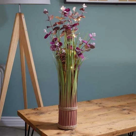 Smart Garden In-Lit Violet Eucalyptus Faux Bouquet 1 Smart Garden In-Lit Violet Eucalyptus Faux Bouquet
