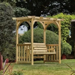 Woodshaw Appleton Swing Arbour -Verdant Living woodshaw appleton swing arbour