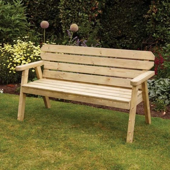Woodshaw Hampton Bench 5ft 4 Woodshaw Hampton Bench 5ft - Image 4